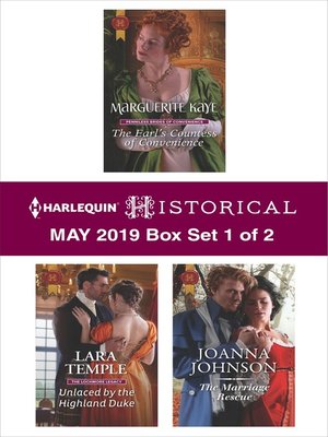 cover image of Harlequin Historical May 2019--Box Set 1 of 2